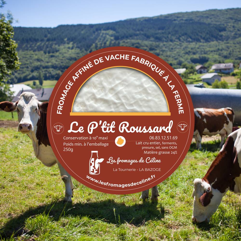 ETIQUETTE FROMAGE  LE P TIT ROUSSARD